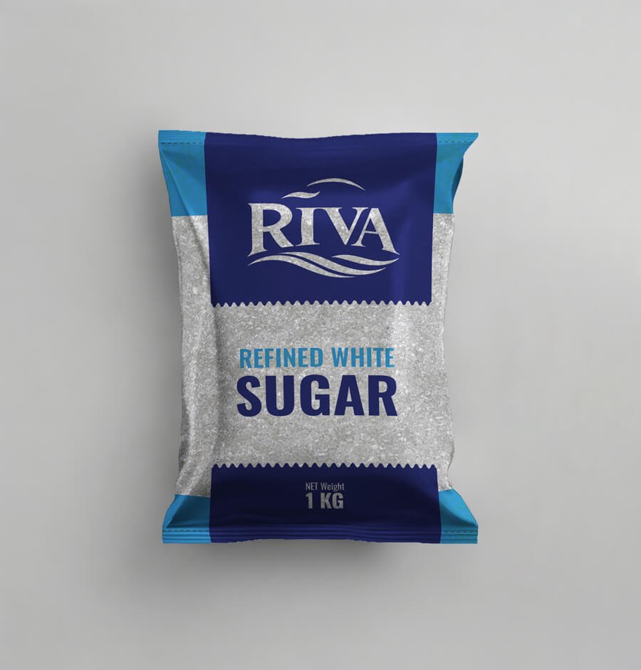 Riva Refined White Sugar 1kg Pack